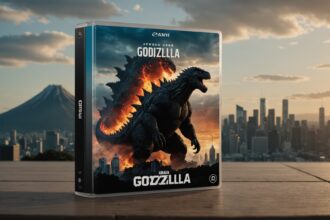 Godzilla Minus One 4K Blu-ray case showing movie cover art