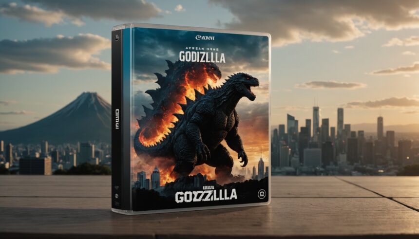 Godzilla Minus One 4K Blu-ray case showing movie cover art